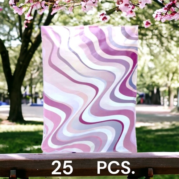 25 10X13 Poly Mailers Abstract Swirl PRICE IS FIRM HOST PICK - Picture 4 of 10